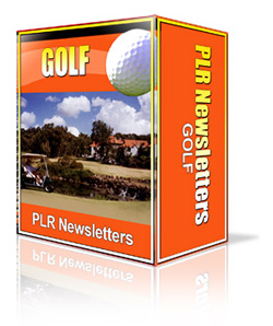 golf plr newsletter pack